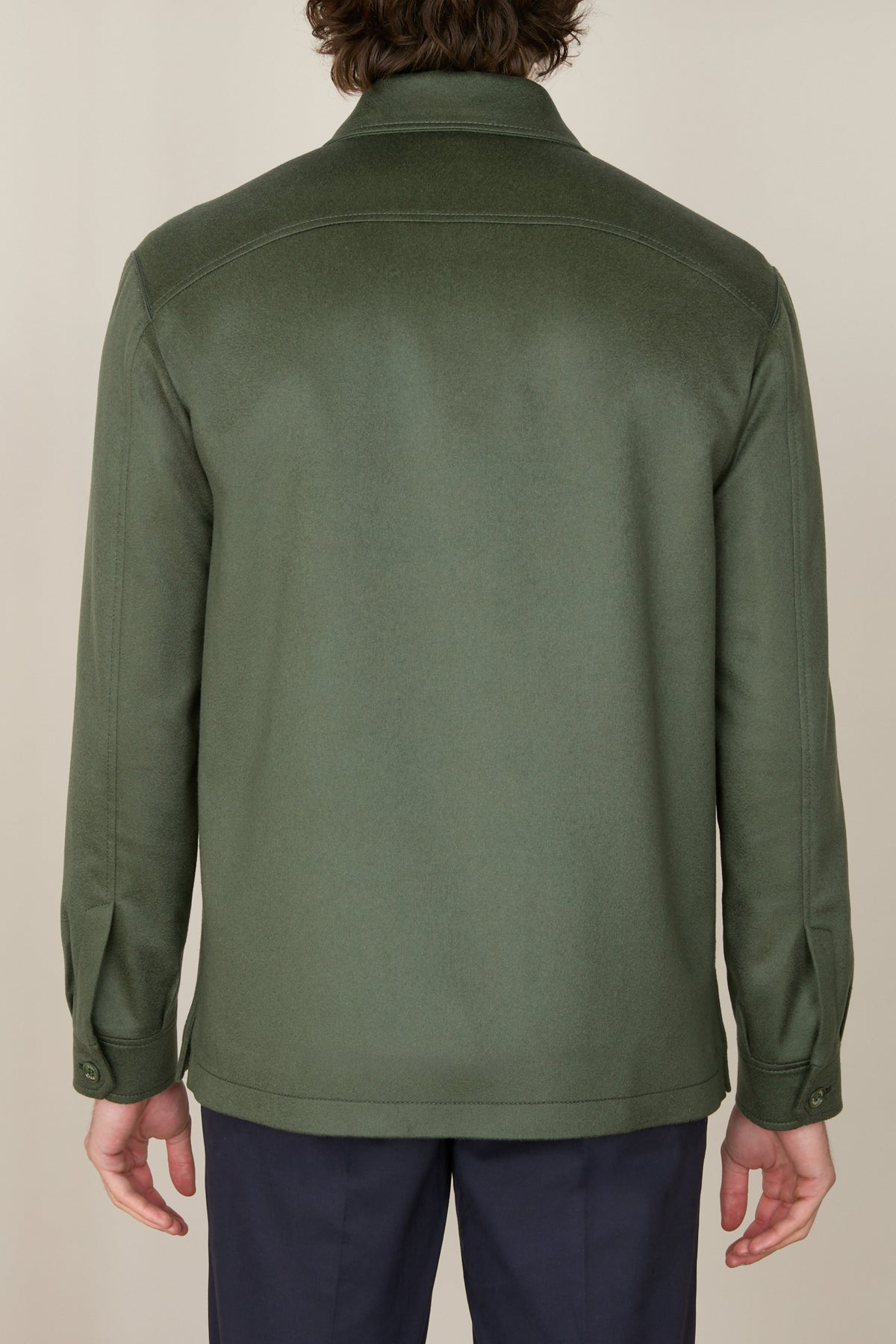 Surchemise en cachemire - Dark Sage