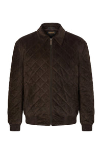 Veste en cuir précieux - Chocolate