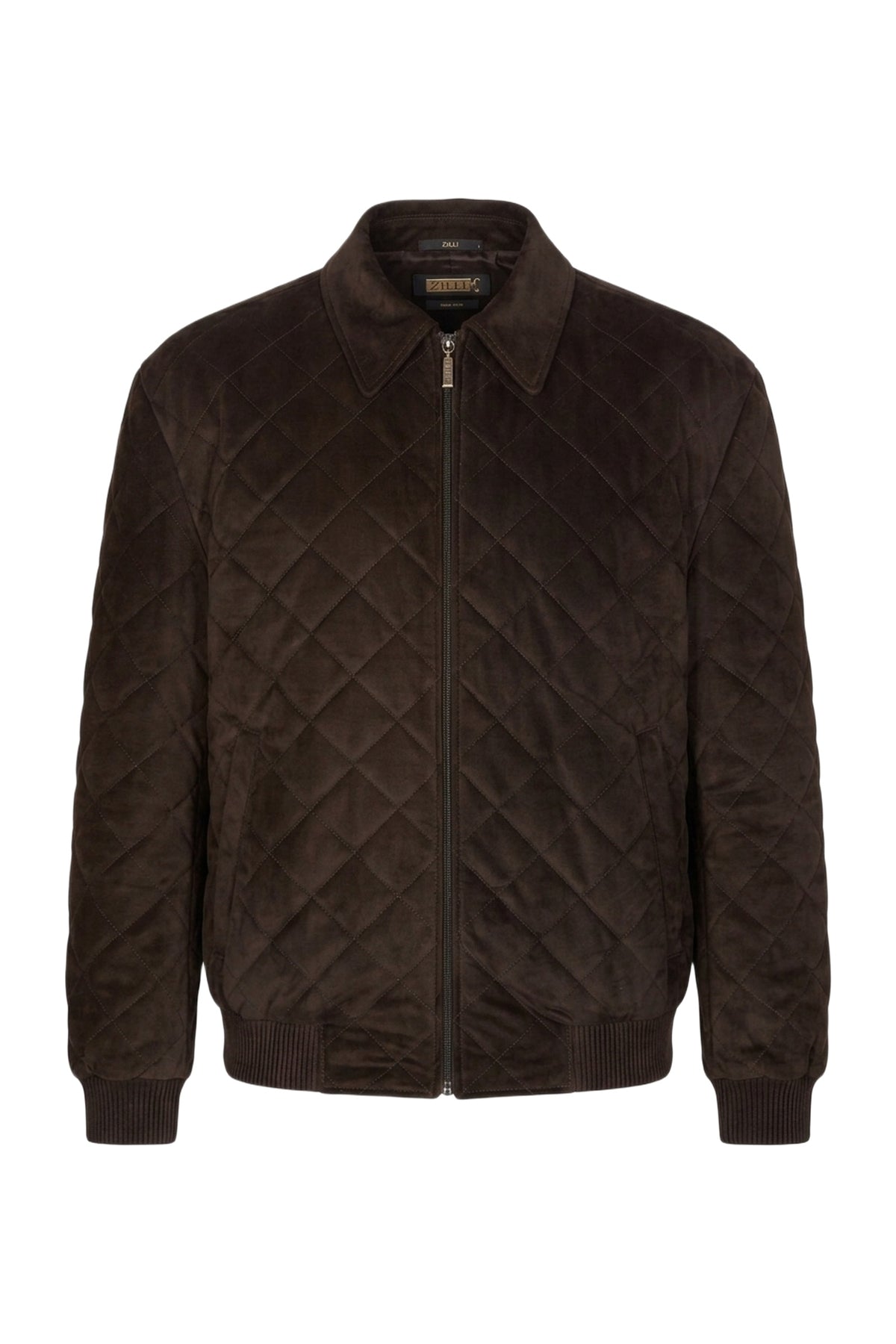 Veste en cuir précieux - Chocolate