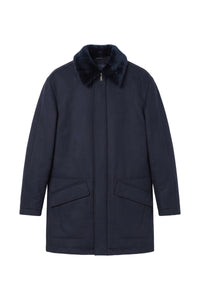 Manteau Carcoat en cachemire - Blue Navy