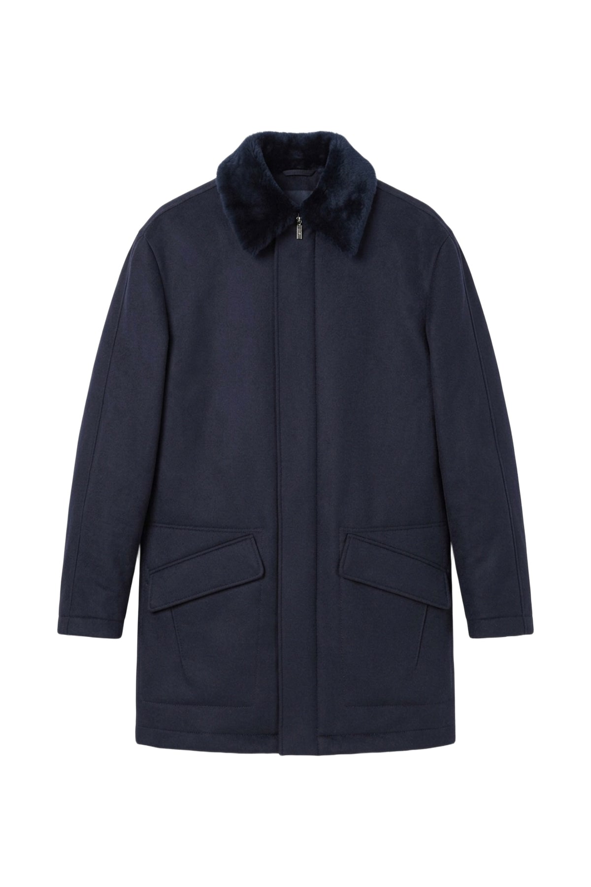 Manteau Carcoat en cachemire - Blue Navy