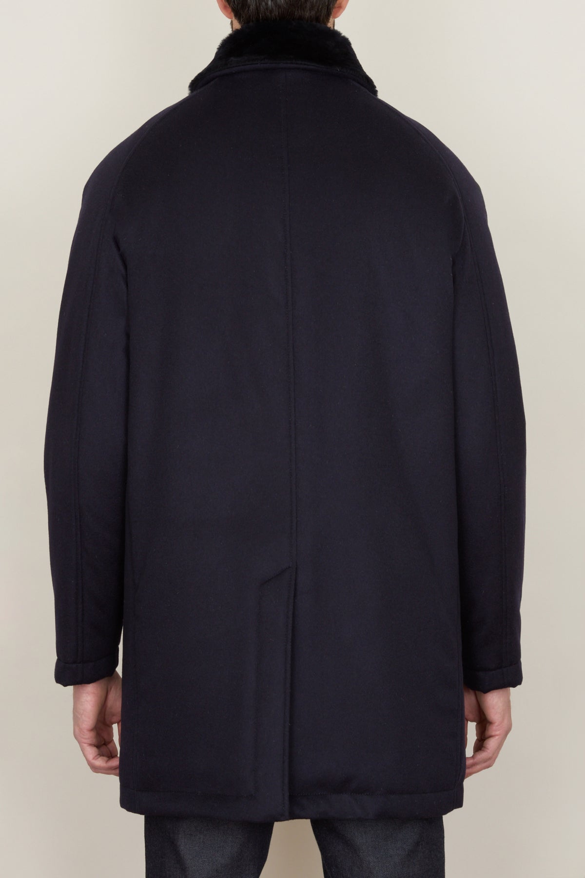 Manteau Carcoat en cachemire - Blue Navy