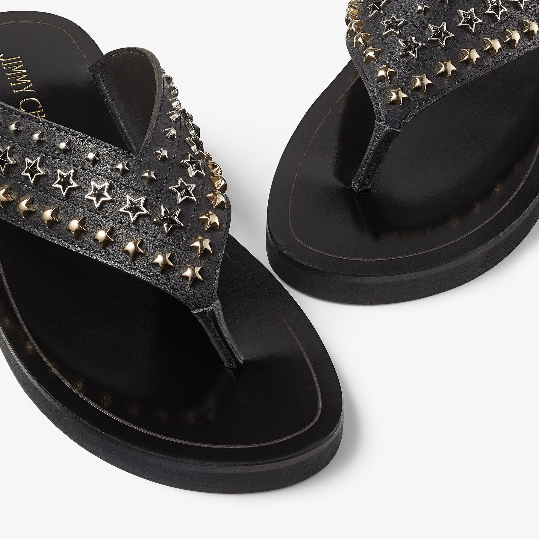 ZNO STOCK 0 DJV 1/1 ST 100% Prix 150 / Reco 170 BLACK/GOLD MIX Sandal ASTA