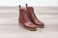20qty NEW / Bottines ASTER PURECALF HEVEA M - Cognac