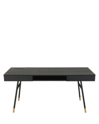 Bureau design Solomon - Noir