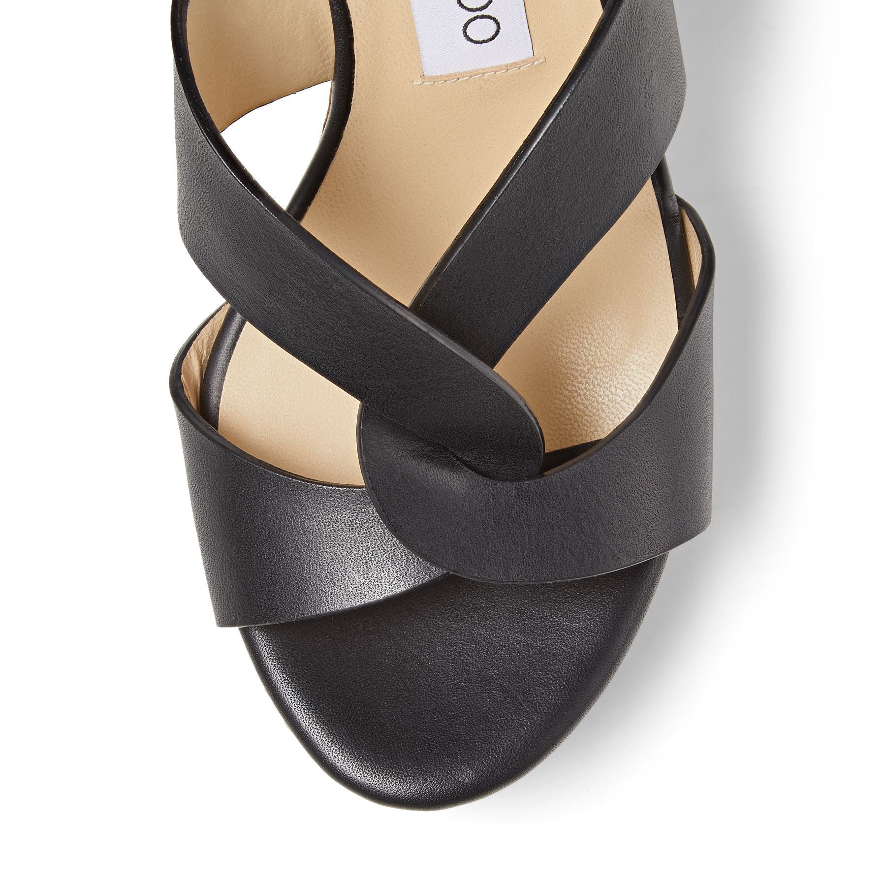Mules compensées Atia 100 en cuir - Black