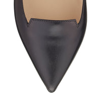 Attila flat leather ballerinas - Black