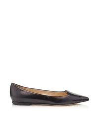 Attila flat leather ballerinas - Black