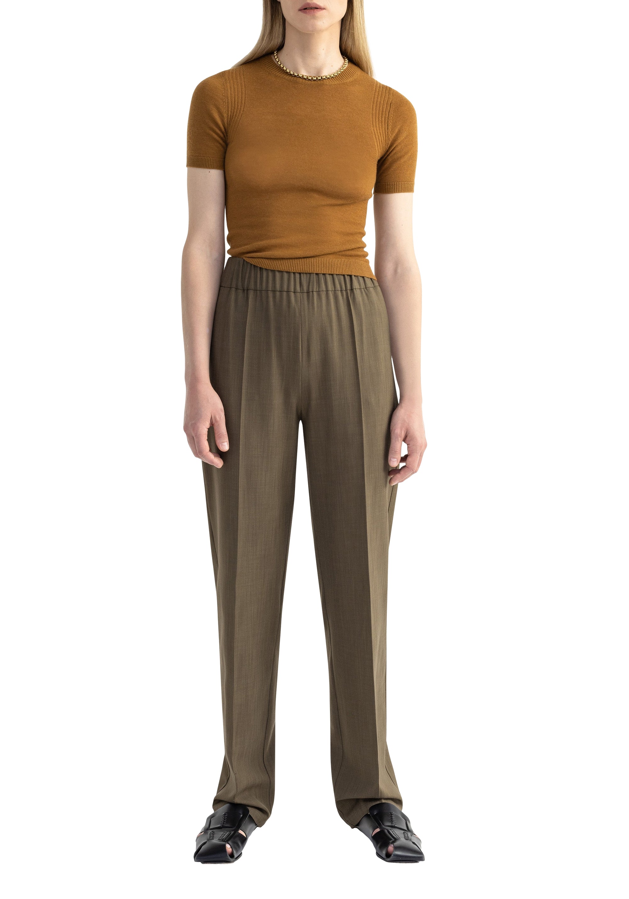 Pantalon Aura à taille élastique - Forest