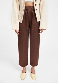 Pantalon large Aurella - Chocolate