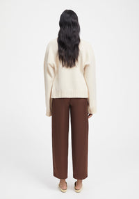Pantalon large Aurella - Chocolate