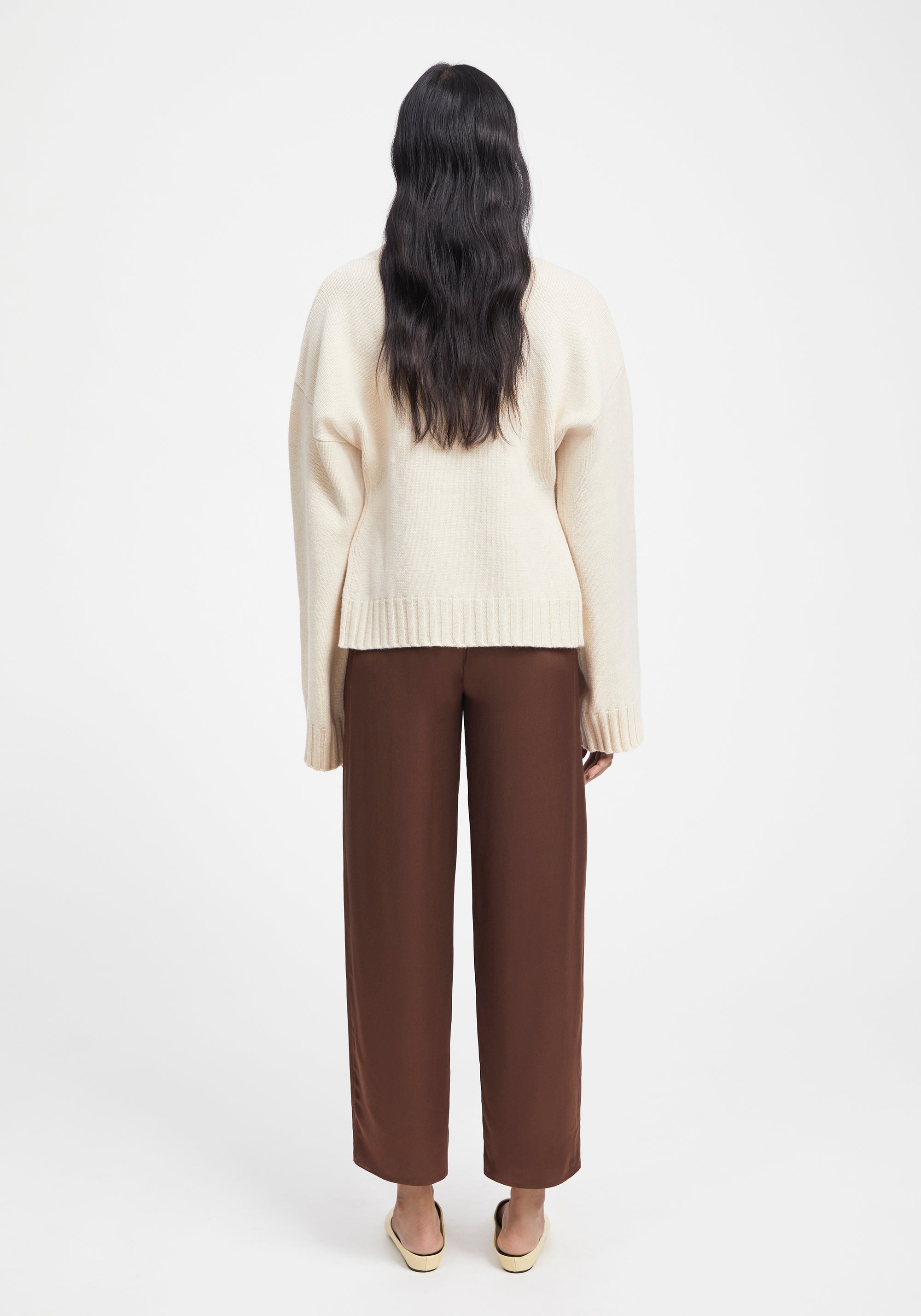 Pantalon large Aurella - Chocolate
