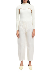 Pantalon large Aurella - Off White