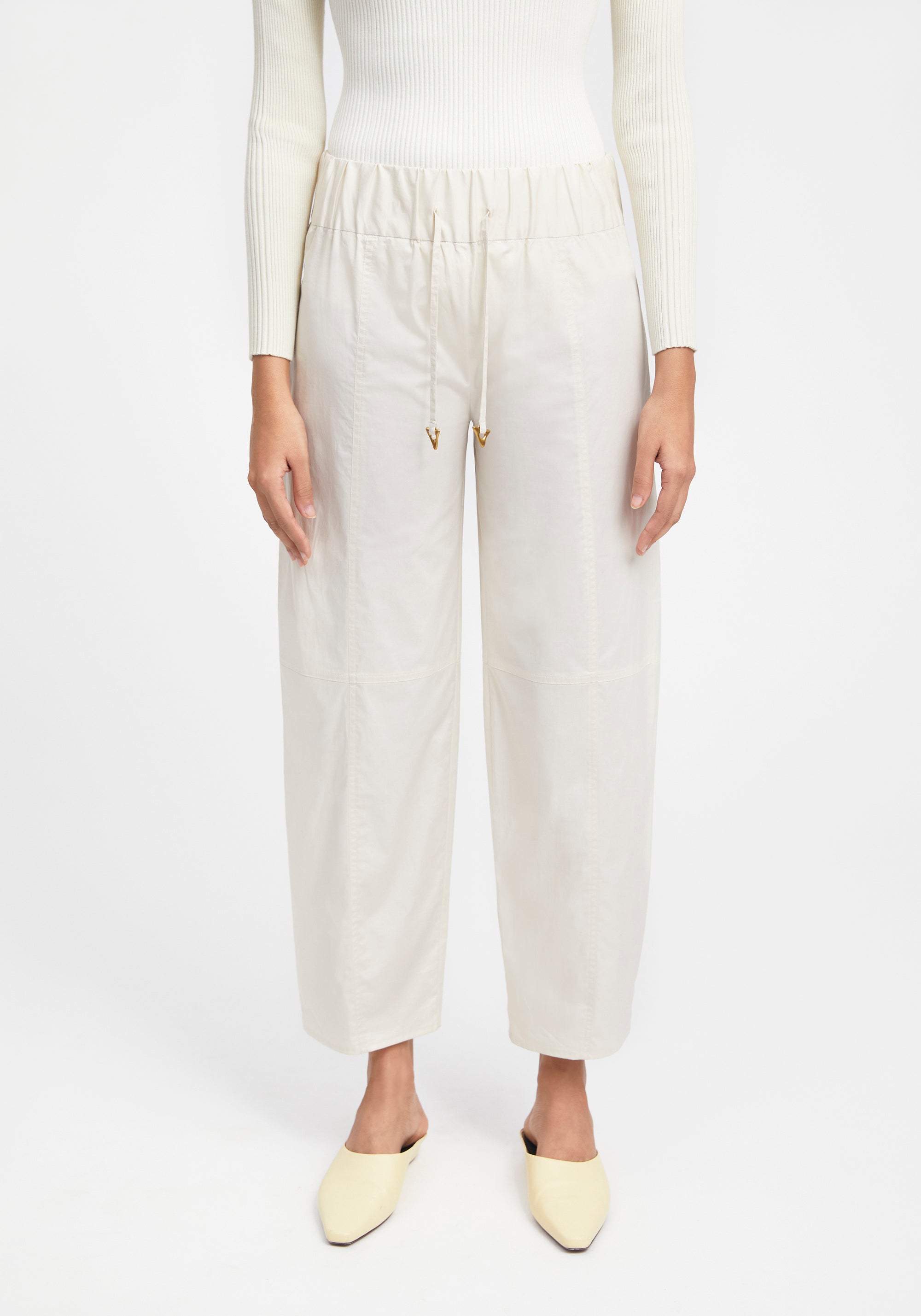 Pantalon large Aurella - Off White