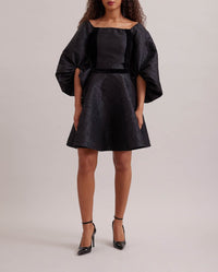 Blouse Aurore à manches bouffantes - Black