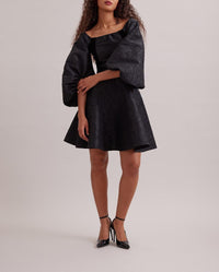 Blouse Aurore à manches bouffantes - Black