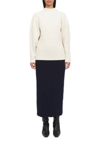 Jupe Austin en laine et cachemire - Navy