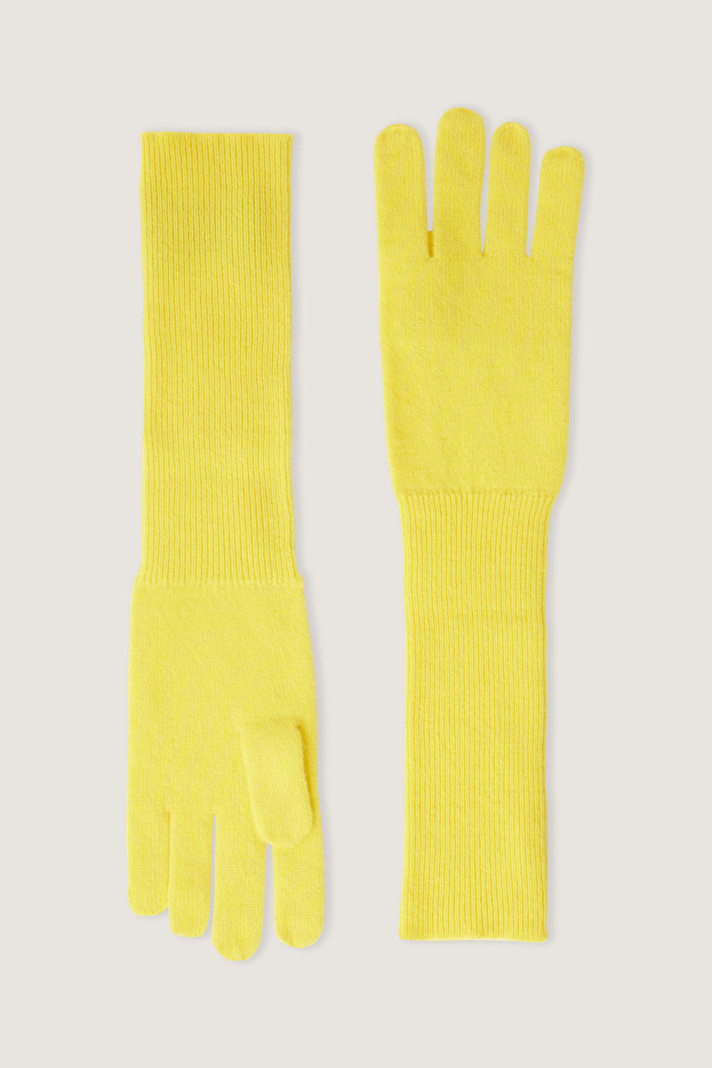 JAUNE _ Gants Sol en laine - Jaune