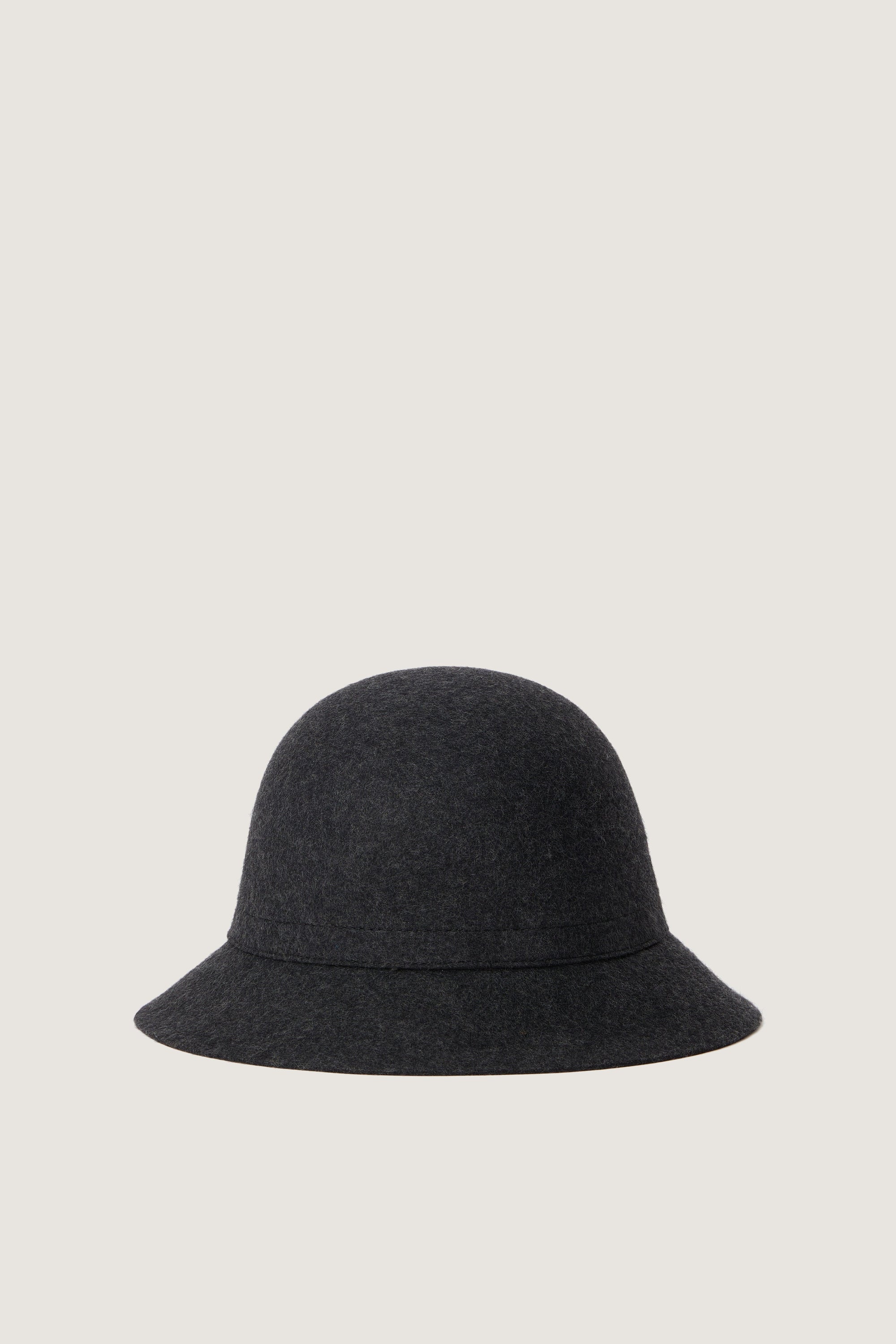 GRIS CHINE _ Chapeau Sete en laine - Gris chine