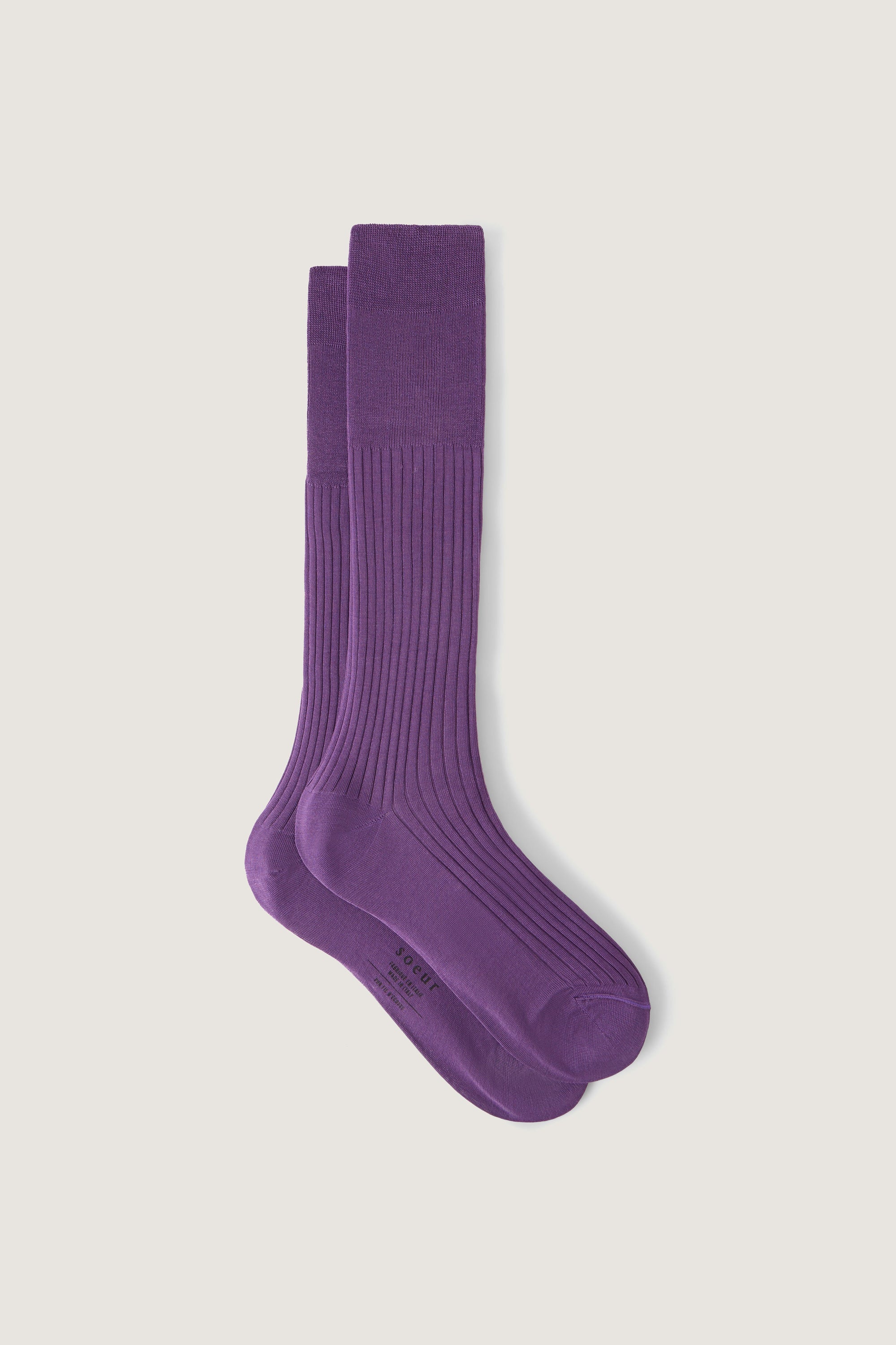 VIOLET _ Chaussettes Walk en coton - Violet