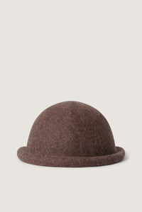 MARRON CHINE _ Chapeau Violin en laine - Marron chine