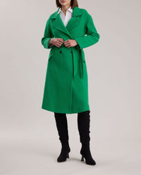 Trench-Coat Author en laine - Mint