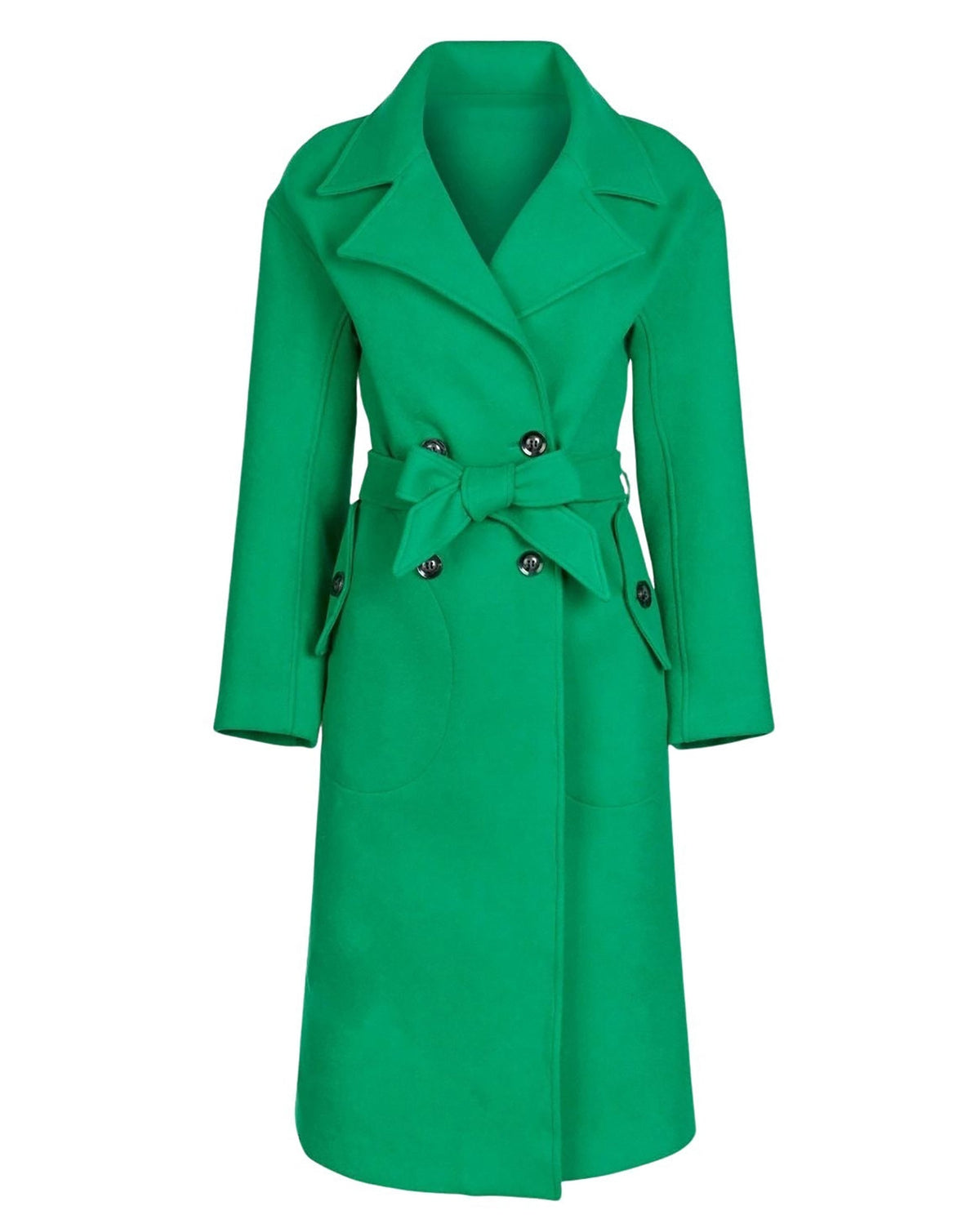 Trench-Coat Author en laine - Mint