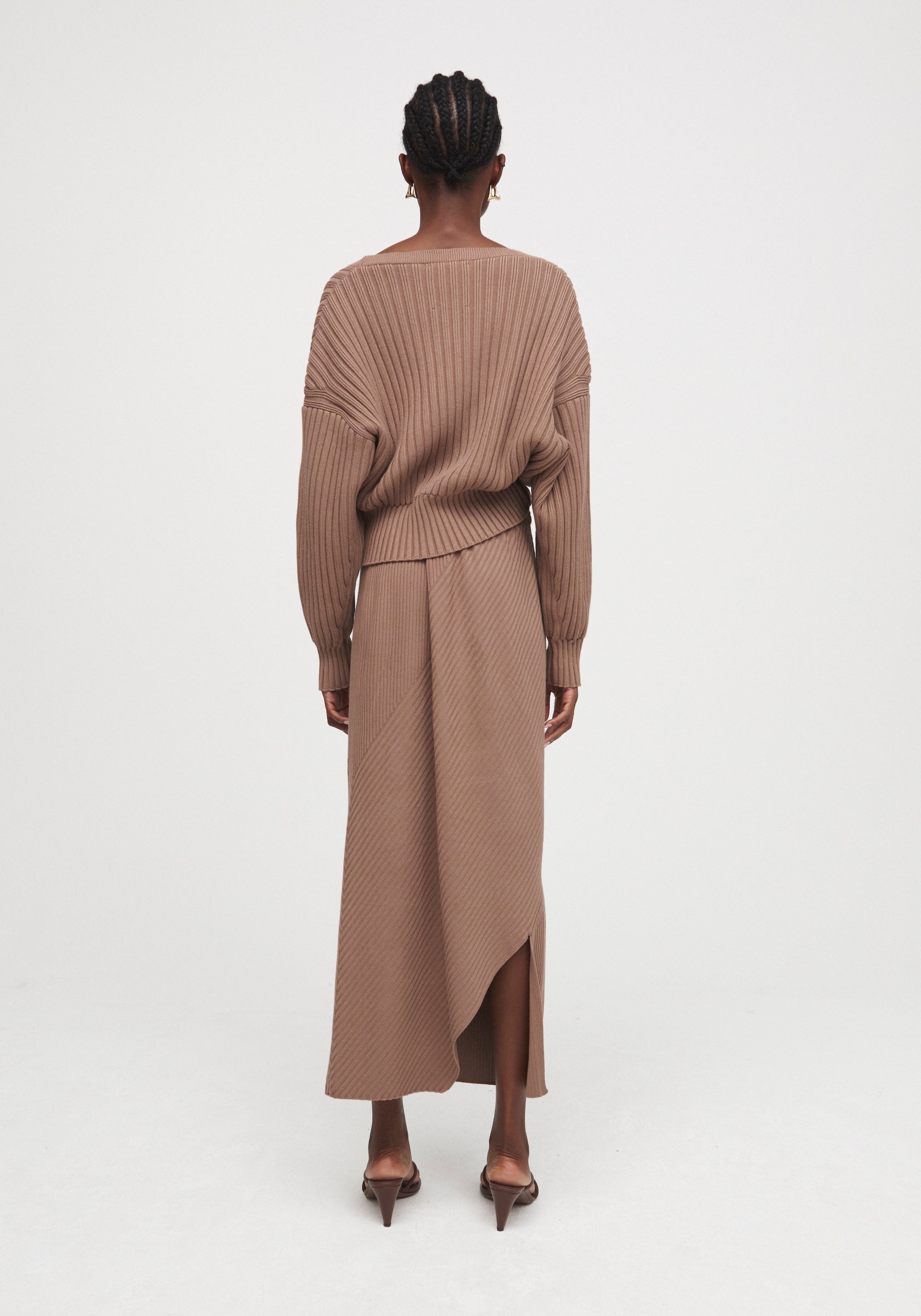 Jupe midi Avalon - Hazelnut