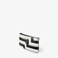 ZNO STOCK 0 / Reco 110 BLACK/LATTE/DARK SILVER Mini Bag AVENUE SLIM SHOULDER