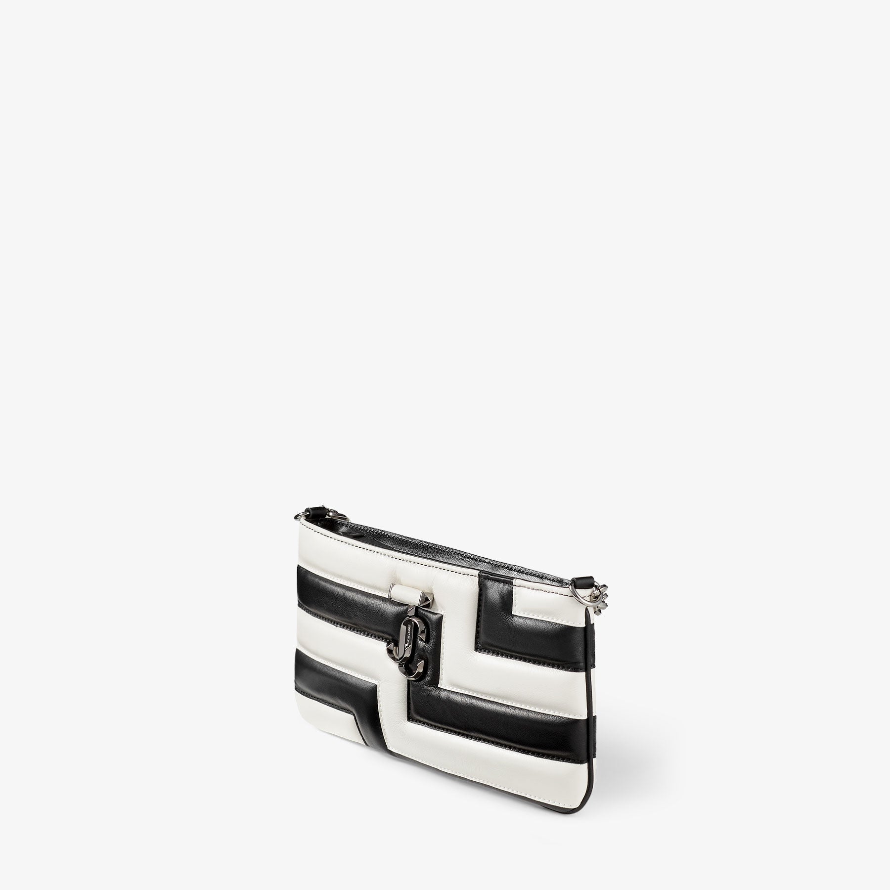 ZNO STOCK 0 / Reco 110 BLACK/LATTE/DARK SILVER Mini Bag AVENUE SLIM SHOULDER