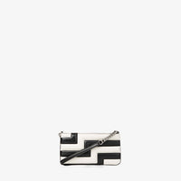 ZNO STOCK 0 / Reco 110 BLACK/LATTE/DARK SILVER Mini Bag AVENUE SLIM SHOULDER
