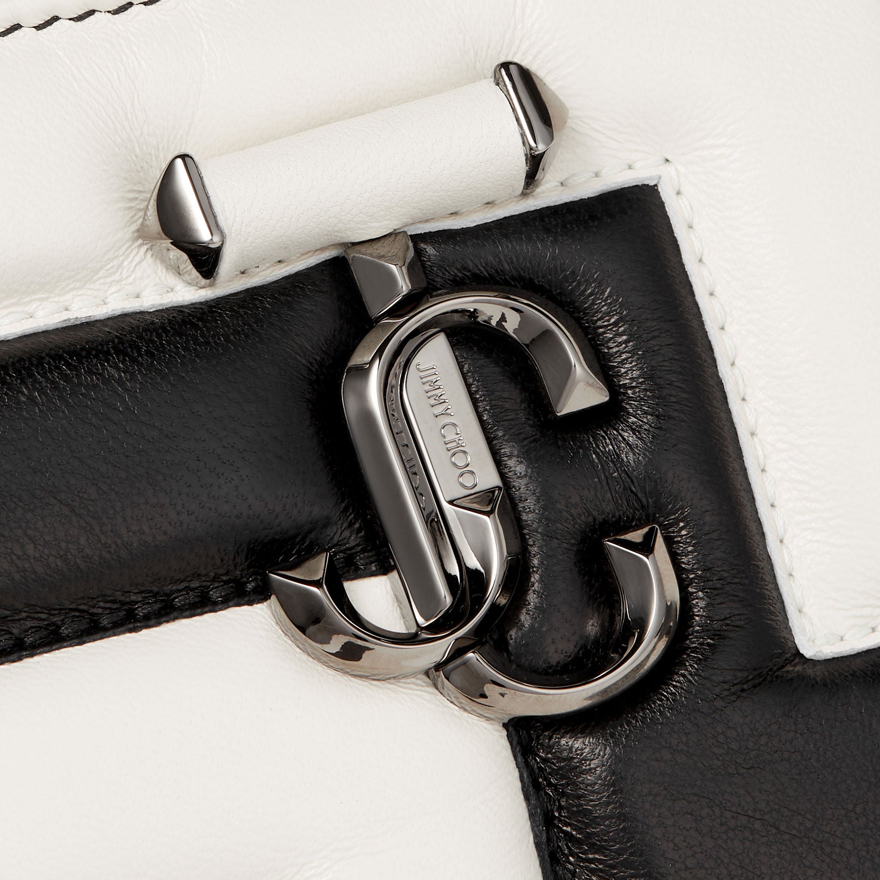ZNO STOCK 0 / Reco 110 BLACK/LATTE/DARK SILVER Mini Bag AVENUE SLIM SHOULDER