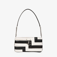 ZNO STOCK 0 / Reco 110 BLACK/LATTE/DARK SILVER Mini Bag AVENUE SLIM SHOULDER