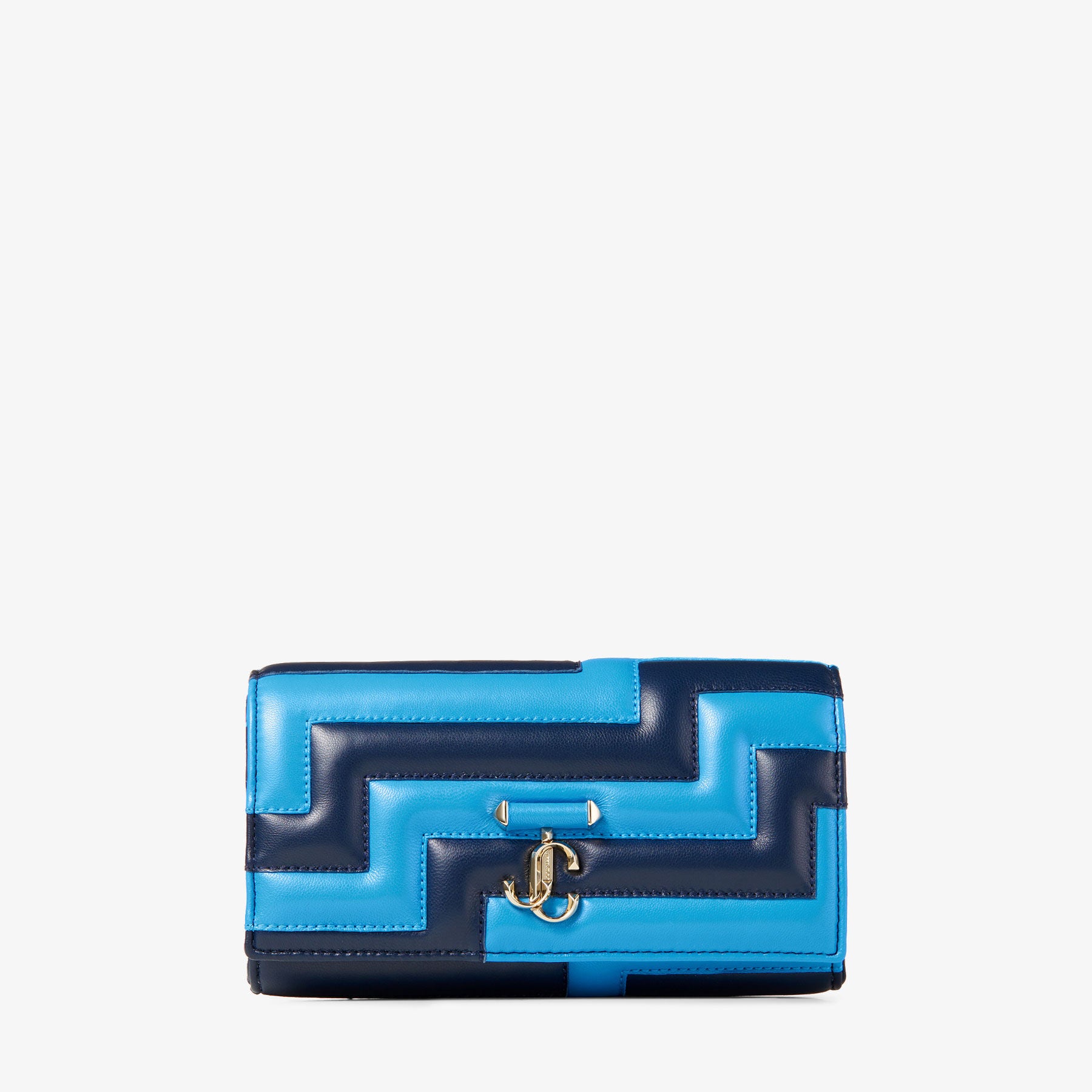 ZNO STOCK 0 / Reco 110 NAVY/SKY/LIGHT GOLD Mini Bag AVENUE WALLET/CHAIN