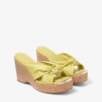 ZNO STOCK 0 / Reco 150 SUNBLEACHED YELLOW Casual Wedge AVENUE WEDGE 110