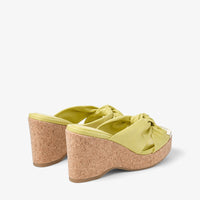 ZNO STOCK 0 / Reco 150 SUNBLEACHED YELLOW Casual Wedge AVENUE WEDGE 110