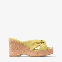 ZNO STOCK 0 / Reco 150 SUNBLEACHED YELLOW Casual Wedge AVENUE WEDGE 110