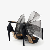 Averly 100 fishnet pumps - Black Intense