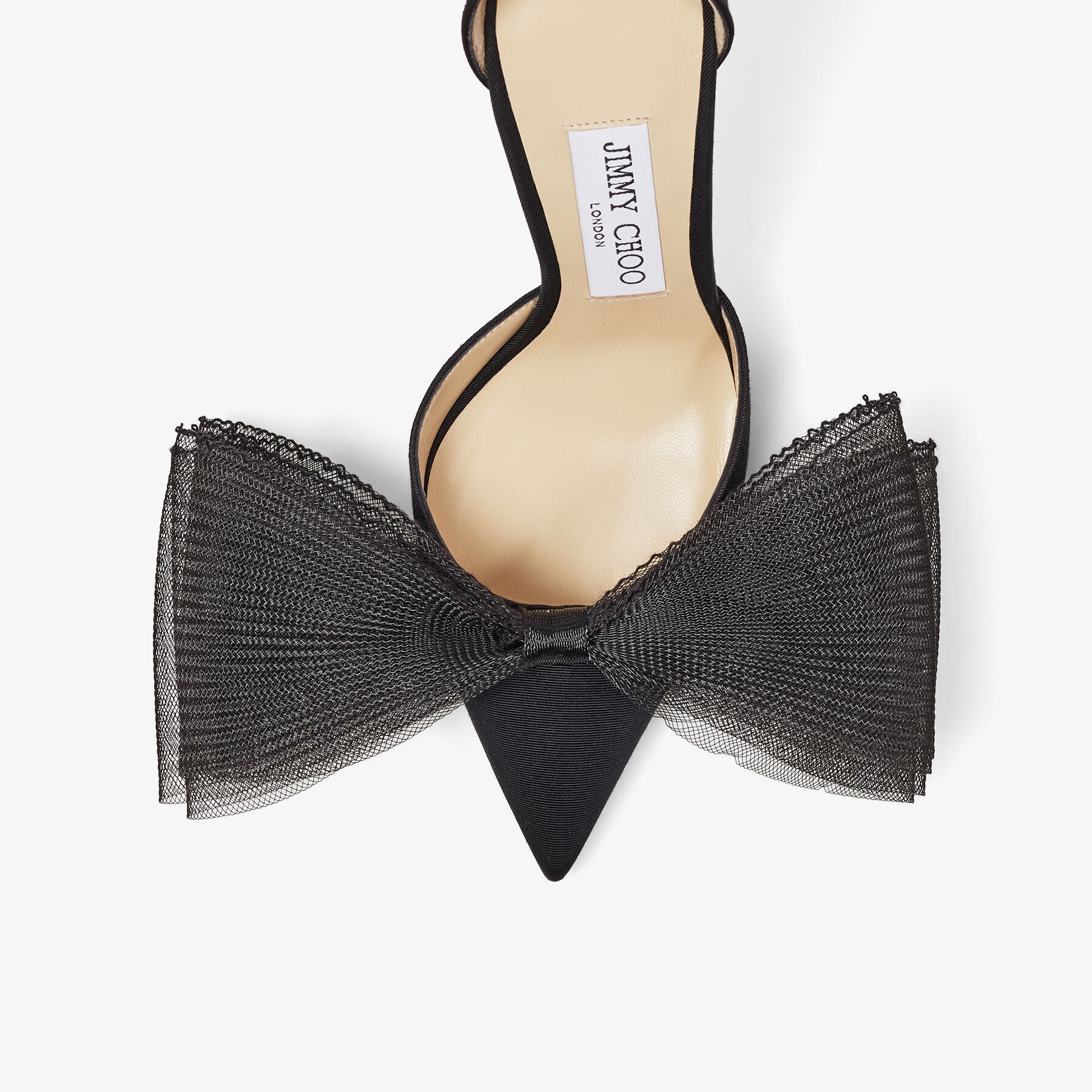 Averly 100 fishnet pumps - Black Intense
