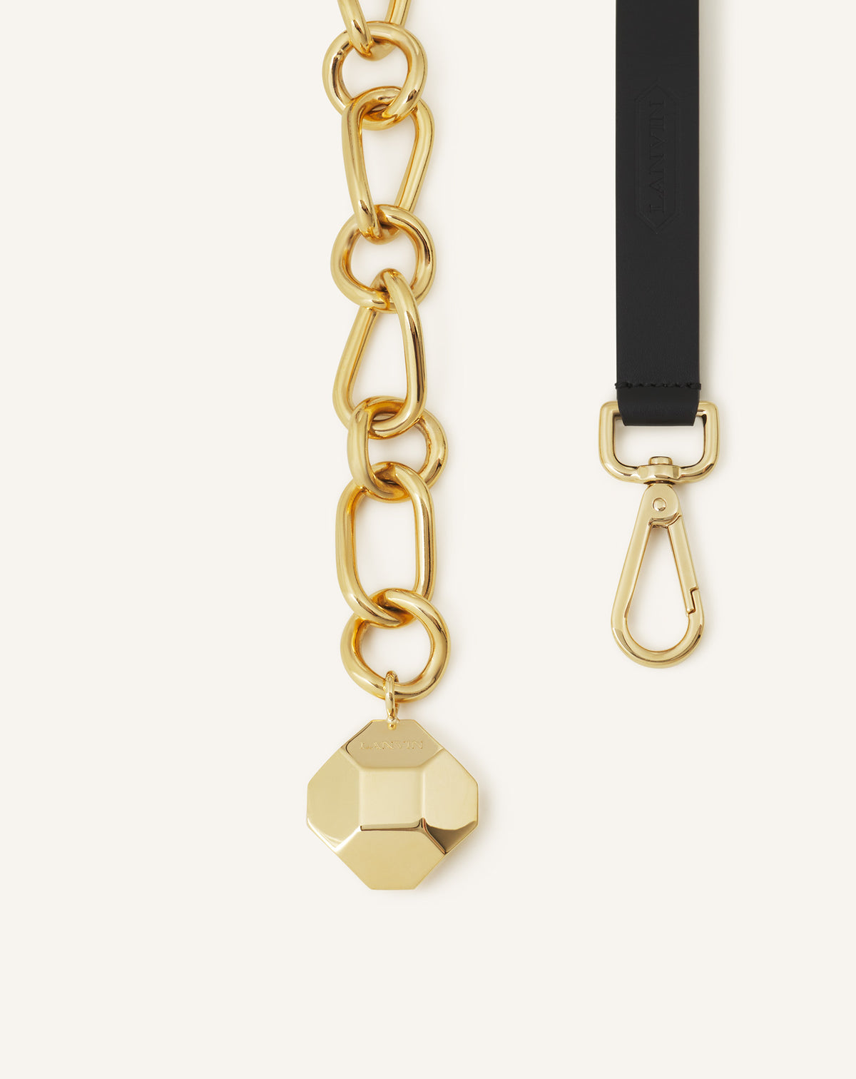 Ceinture chaîne catch by lanvin - Or & noir