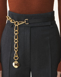 Ceinture chaîne catch by lanvin - Or & noir