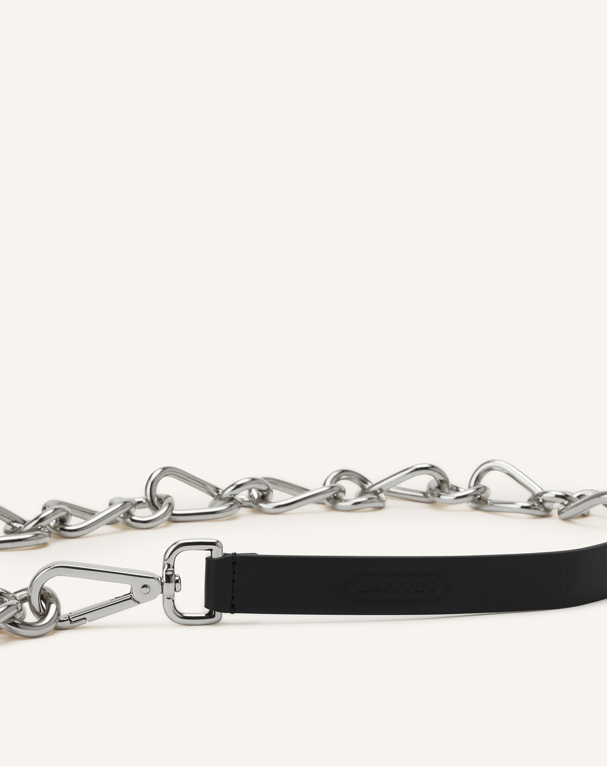 Ceinture chaîne catch by lanvin - Argent & noir