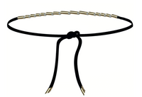 Ceinture sequence - Noir & or