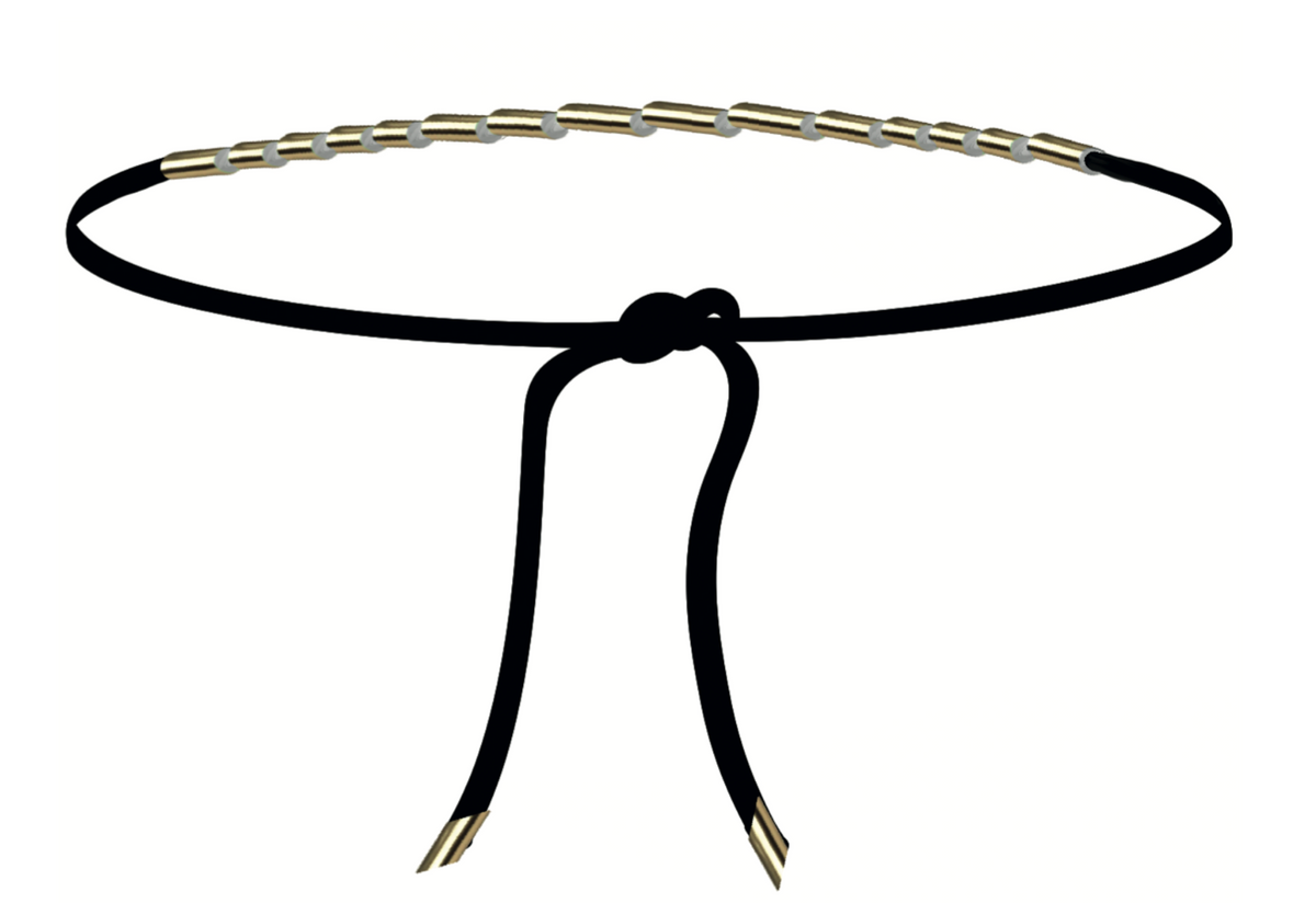 Ceinture sequence - Noir & or