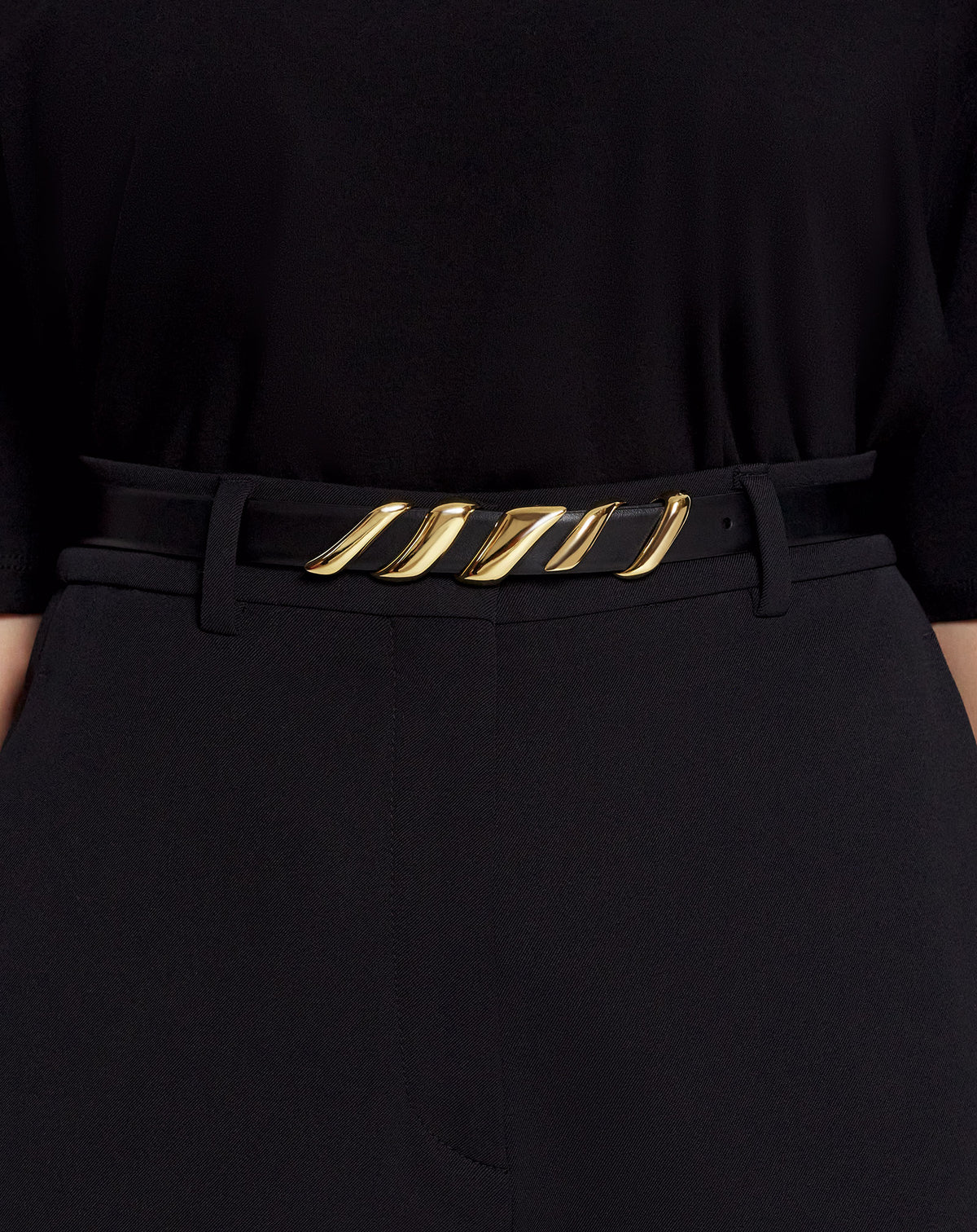 Ceinture melodie ruban - Noir