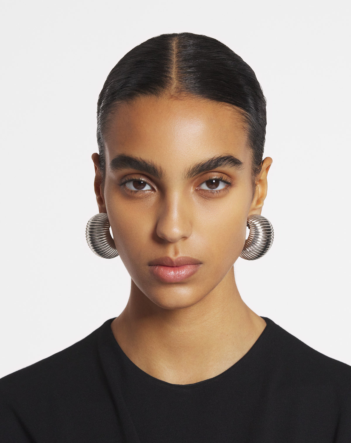 Boucles d'oreille arpege xl clip - Argent