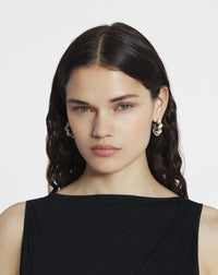 Boucles d'oreilles melodie candy - Blanc casse