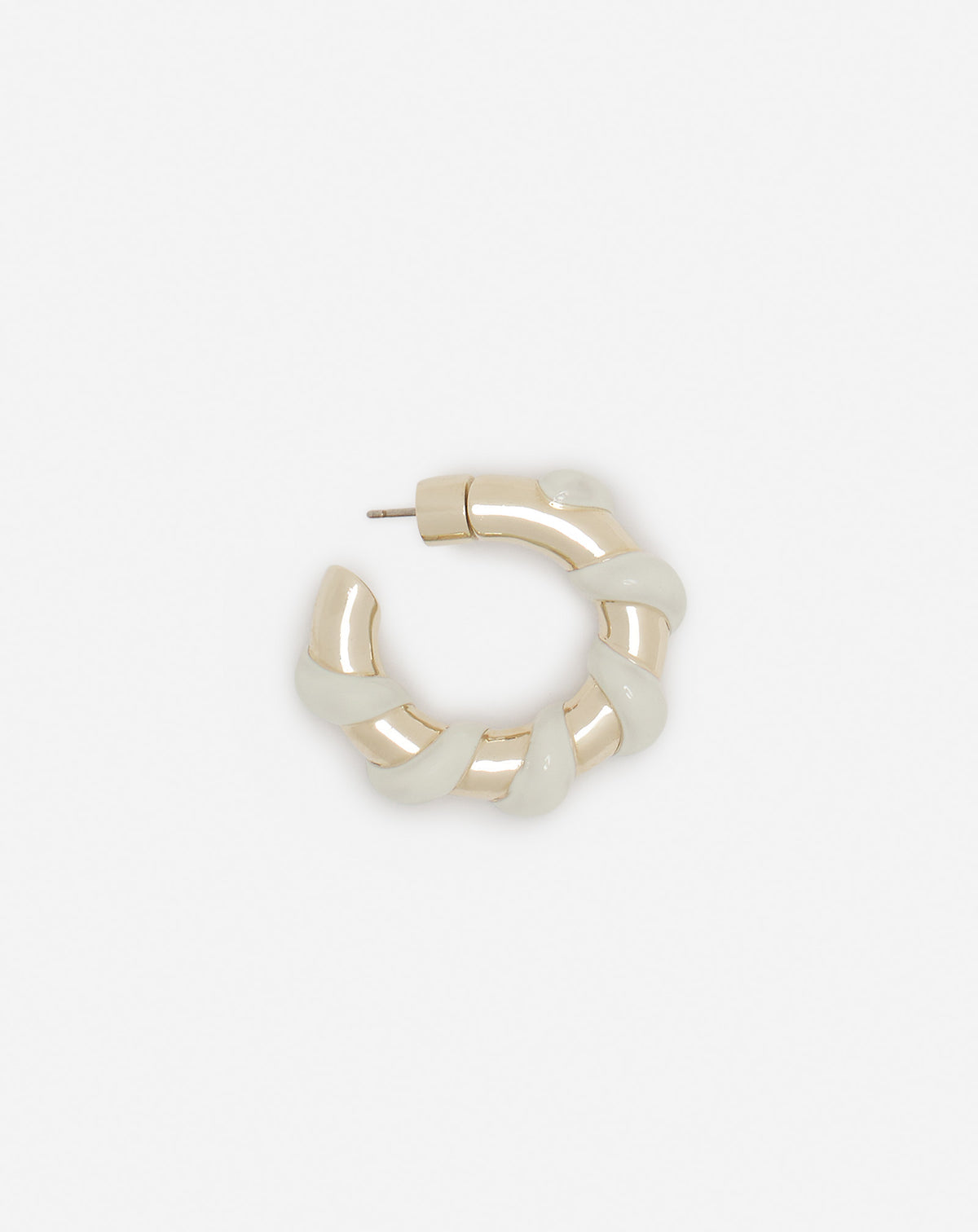 Boucles d'oreilles melodie candy - Blanc casse
