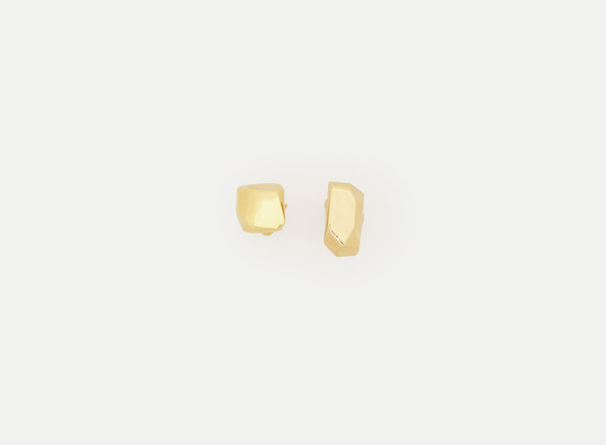 Boucles clous  rocks - Or