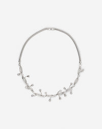 Aede collier - Argent & cristal